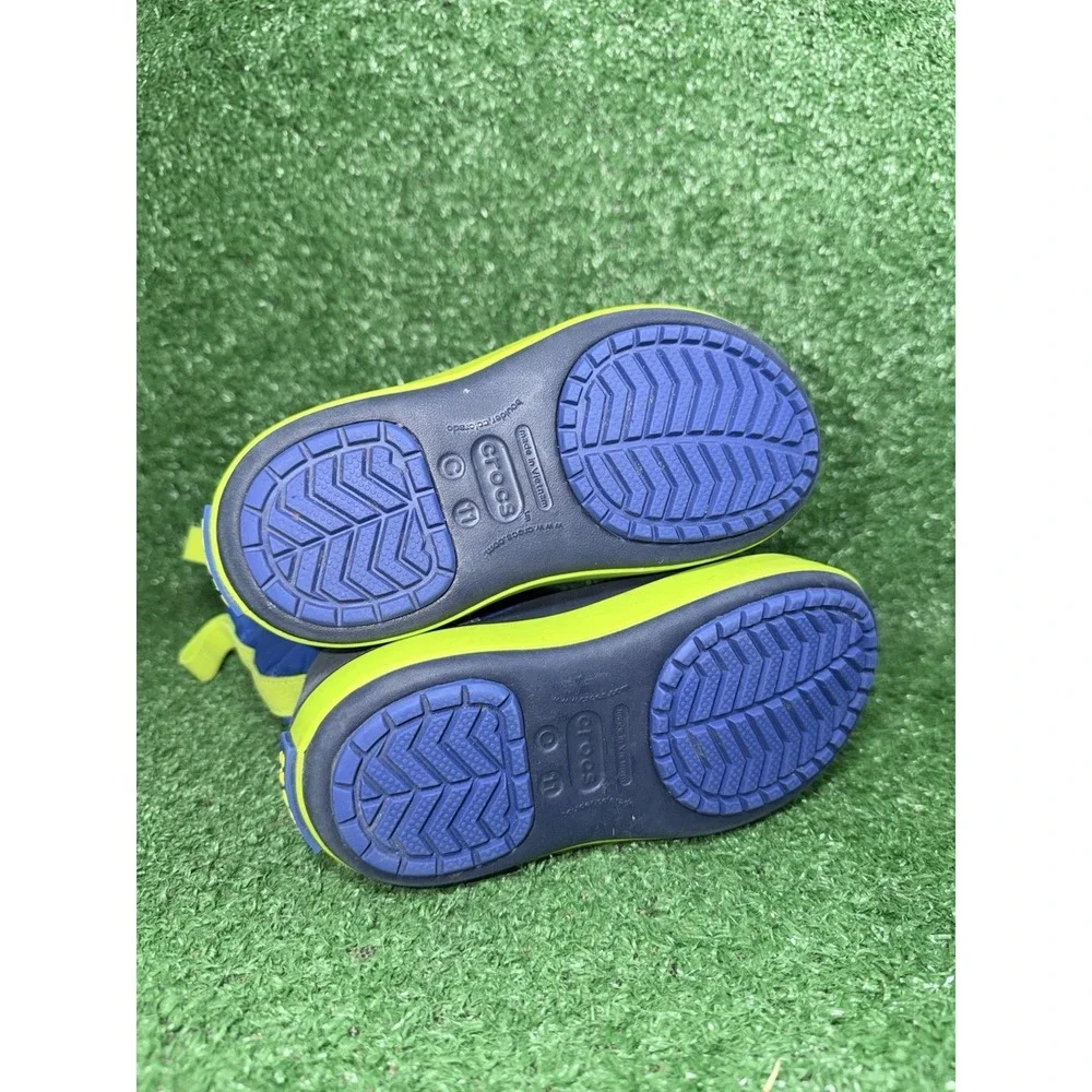 Crocs Toddler Size 11C Lodge Point Rain Boots Waterproof Walking Comfort Slip On